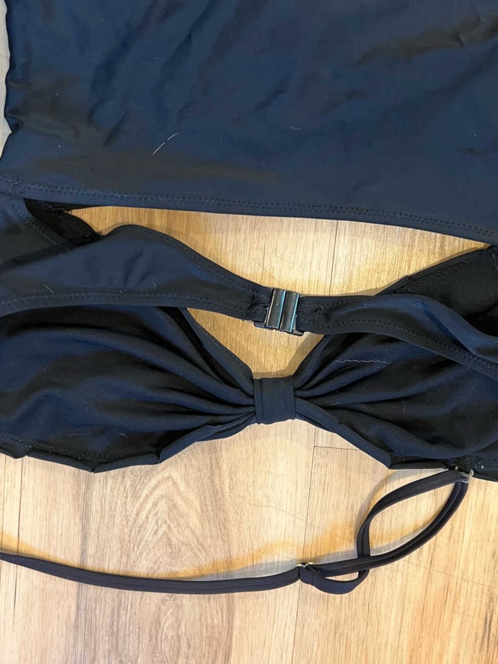 Black Cutout One-Piece Swimsuit - Picture 2 of 4
